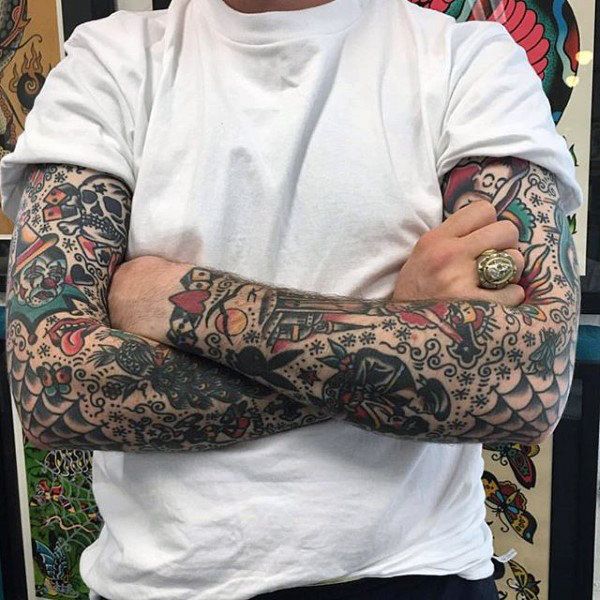 Ink the Tradition: Exploring American Traditional Forearm Tattoos