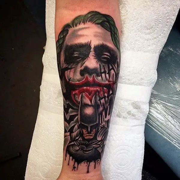 The Dark Humor: Exploring Joker Forearm Tattoos