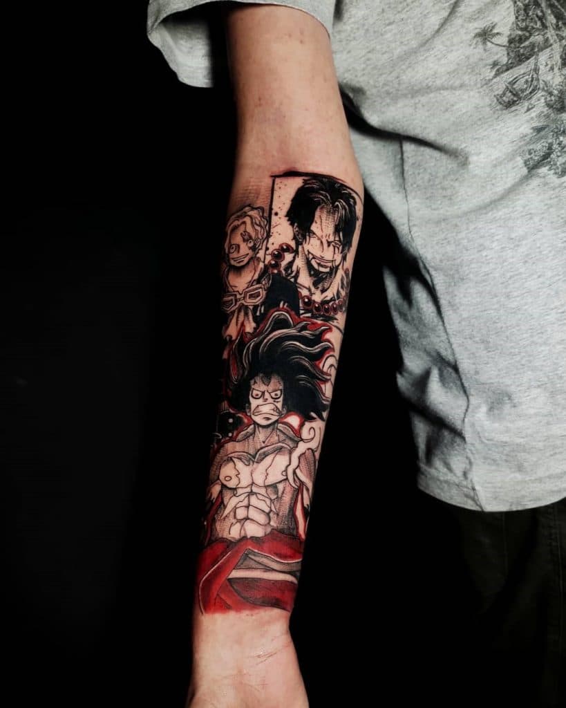 Inked and Animated: Exploring the World of Forearm Tattoos in Anime