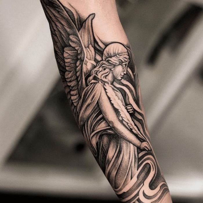 Blessed and Inked: The Ultimate Guide to Guardian Angel Forearm Tattoos