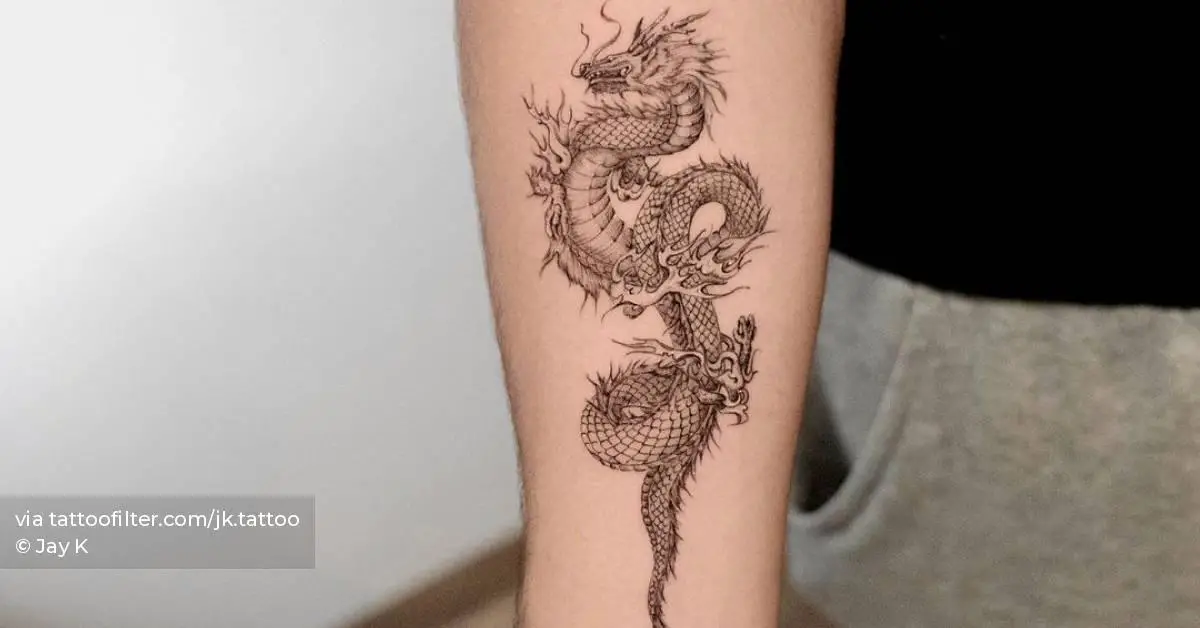 Unleash Your Inner Fire: The Power of Dragon Forearm Tattoos