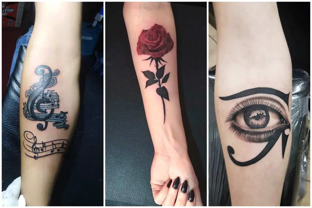 womens forearm tattoos