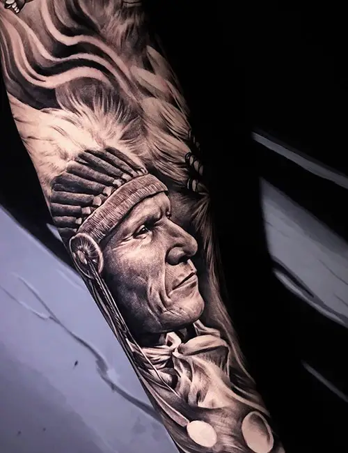 Honoring Heritage: Native American Forearm Tattoos Inspiration